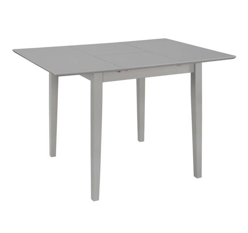 furnicato Esstisch Ausziehbarer Grau (80-120)x80x74 cm MDF (1-St) von furnicato