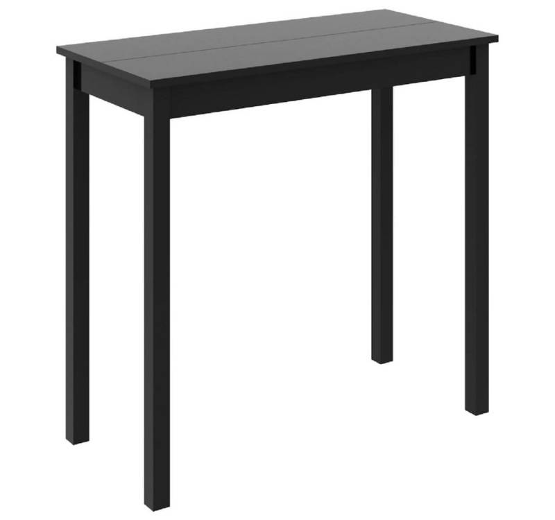 furnicato Stehtisch Bartisch MDF Schwarz 115x55x107 cm (1-St) von furnicato