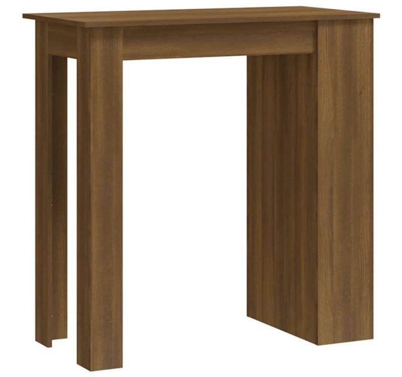 furnicato Stehtisch Bartisch mit Regal Braun Eiche 102x50x103,5 cm Holzwerkstoff (1-St) von furnicato