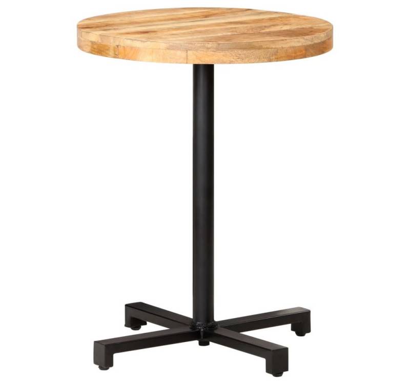furnicato Esstisch Bistrotisch Rund Ø60x75 cm Raues Massivholzholz (1-St) von furnicato
