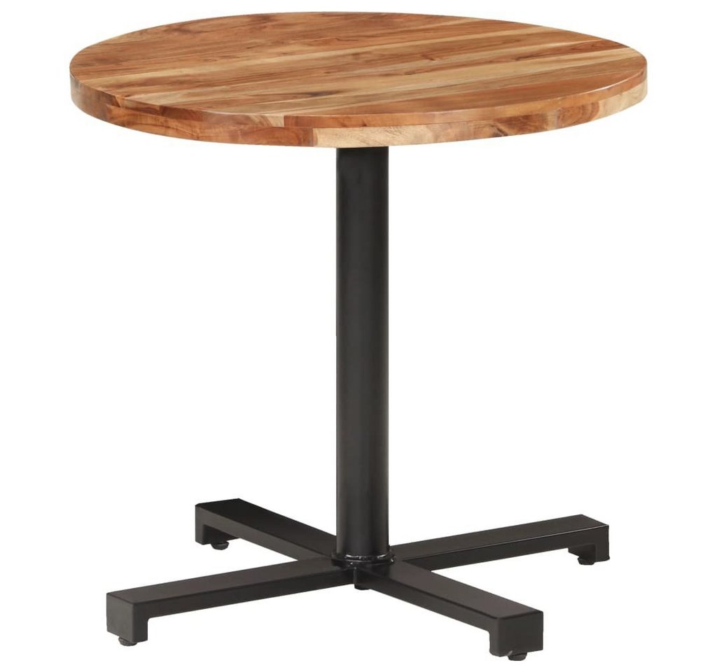 furnicato Esstisch Bistrotisch Rund Ø80x75 cm Massivholz (1-St) von furnicato