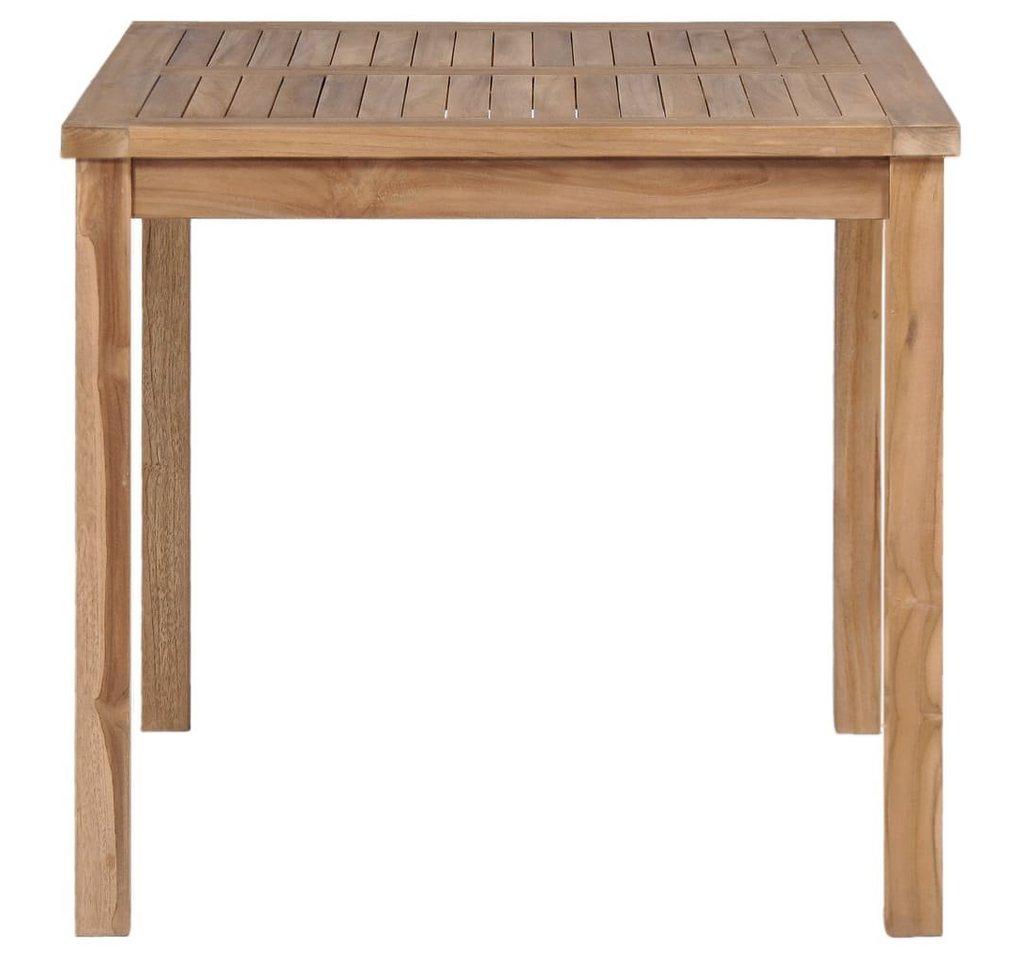furnicato Esstisch Gartentisch 80x80x77 cm Massivholz (1-St) von furnicato