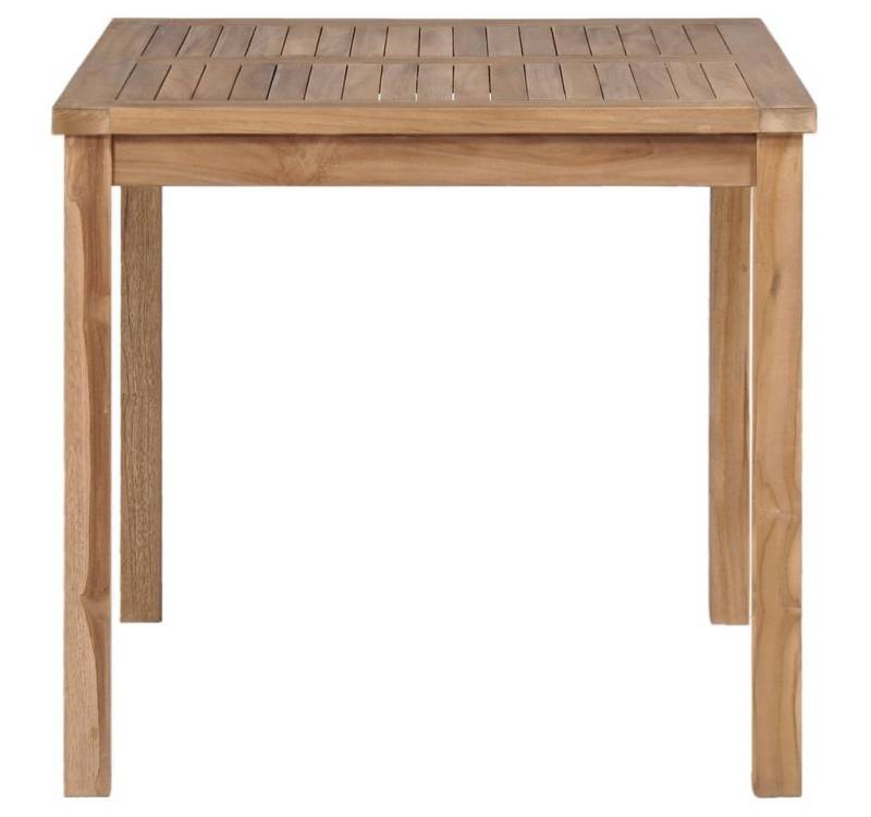 furnicato Esstisch Gartentisch 80x80x77 cm Massivholz (1-St) von furnicato
