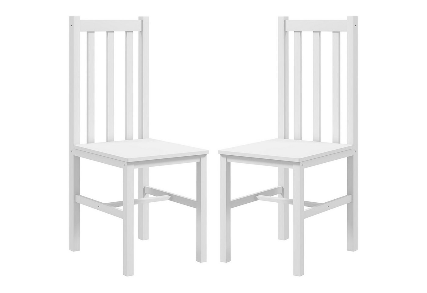 furnicato Esszimmerstuhl 2er-Set Küchenstühle Esszimmerstühle Stühle, Massivholz, modernes (1 St) von furnicato