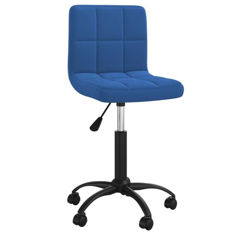 furnicato Esszimmerstuhl Drehbar Blau Samt (1 St) von furnicato