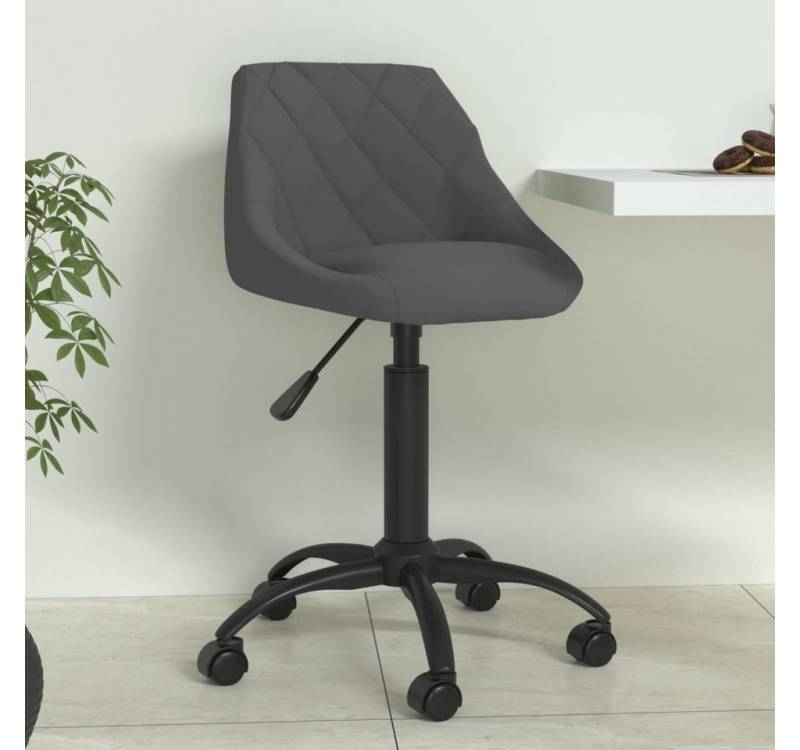 furnicato Esszimmerstuhl Dunkelgrau Samt (1 St) von furnicato