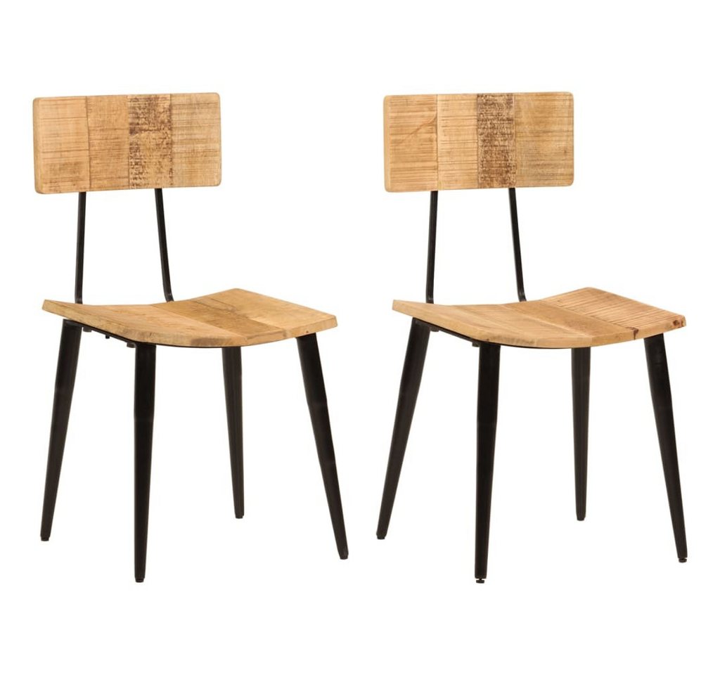 furnicato Esszimmerstuhl Esszimmerstühle 2 Stk. 44x40x80 cm Massivholz (2 St) von furnicato
