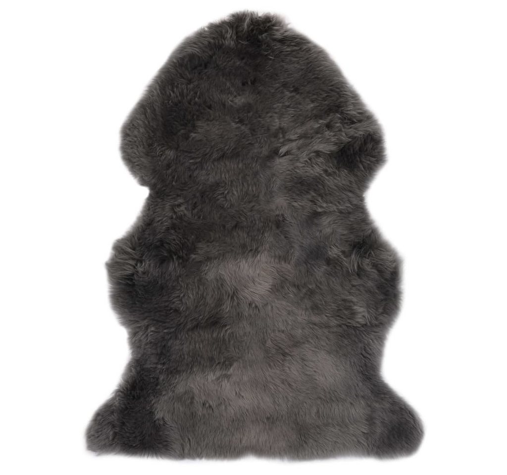 furnicato Fellteppich Teppich Schafspelz 60x90 cm Hellgrau von furnicato