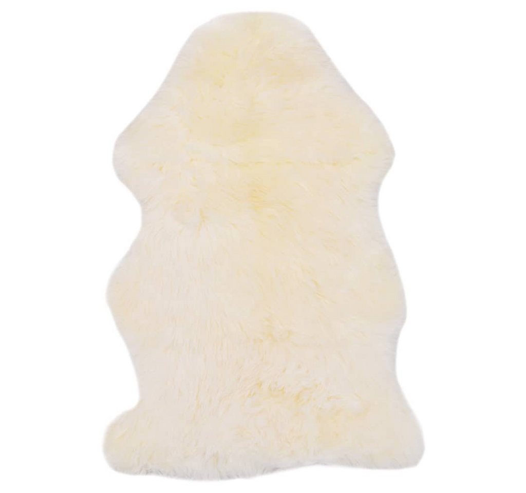 furnicato Fellteppich Teppich Schafspelz 60x90 cm Weiß von furnicato