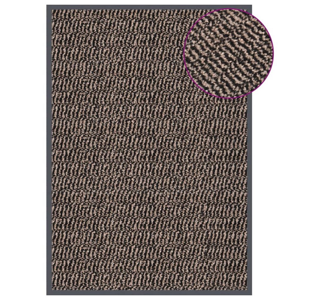 furnicato Fußmatte getuftet 40x60 cm Dunkelbraun, Rechteckig furnicato Fußmatte getuftet 40x60 cm Dunkelbraun, Rechteckig von furnicato