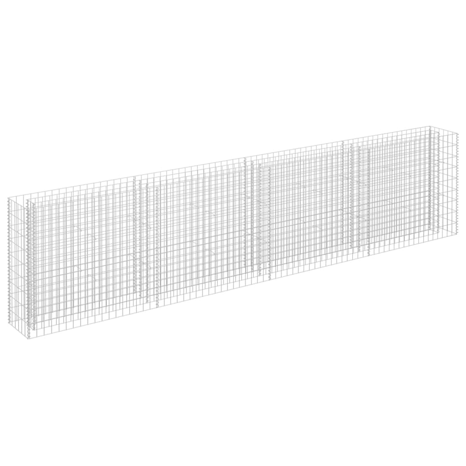 furnicato Gabionen-Hochbeet Verzinkter Stahl 360×30×90 cm furnicato Gabionen-Hochbeet Verzinkter Stahl 360×30×90 cm von furnicato
