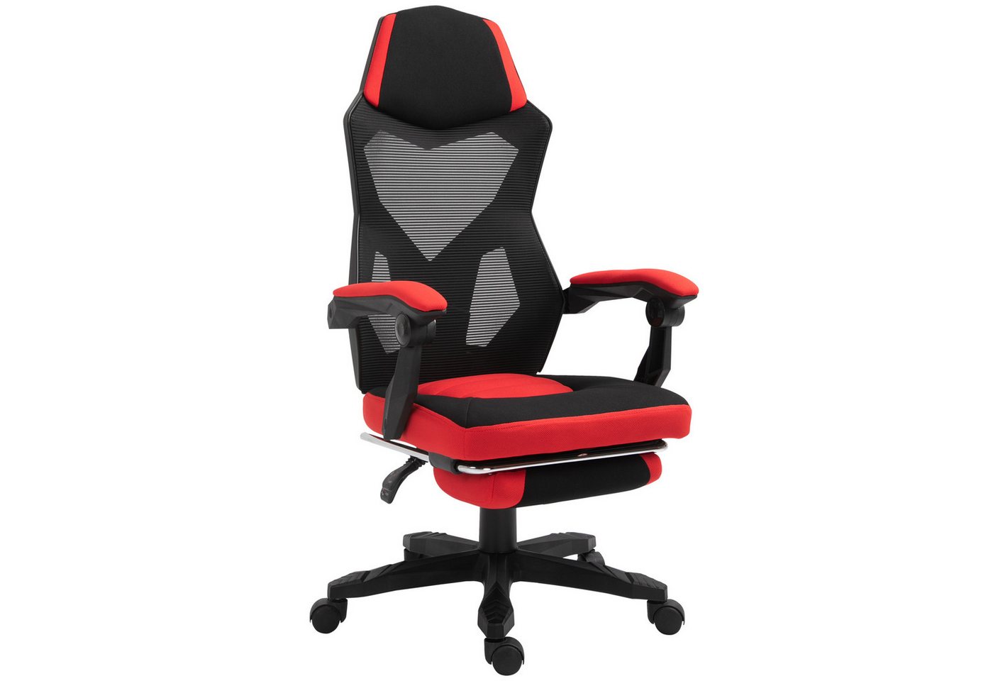 furnicato Gaming-Stuhl Ergonomischer Bürostuhl, Gaming Stuhl, Drehstuhl mit Fußstütze, PC (1 St) von furnicato