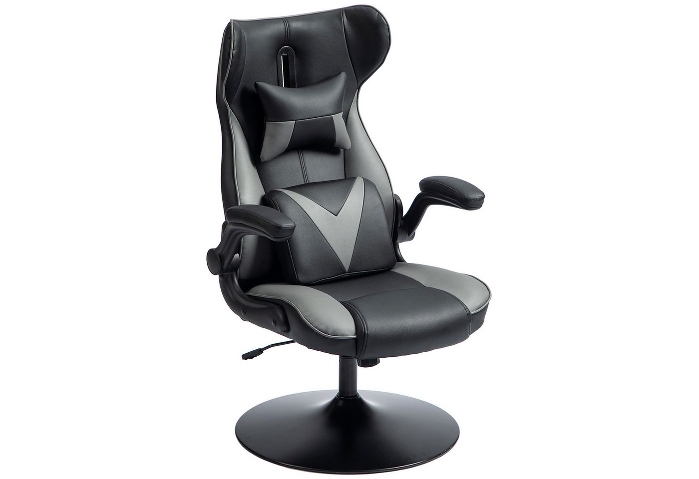 furnicato Gaming-Stuhl mit Schaukelfunktion, Drehstuhl, höhenverstellbar, gepol (1 St) von furnicato