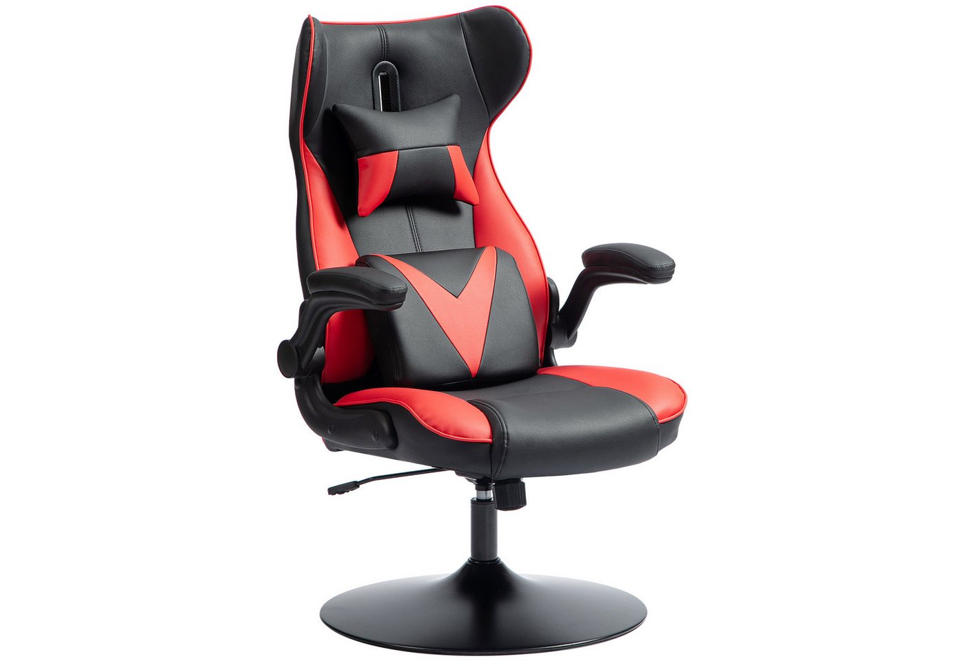 furnicato Gaming-Stuhl mit Schaukelfunktion, Drehstuhl, höhenverstellbar, gepol (1 St) von furnicato
