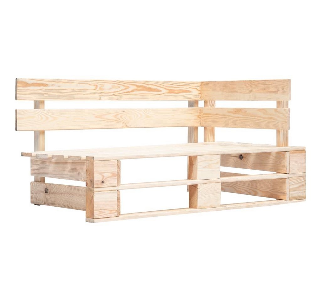 furnicato Gartenbank Outdoor-Eckbank Paletten Holz von furnicato