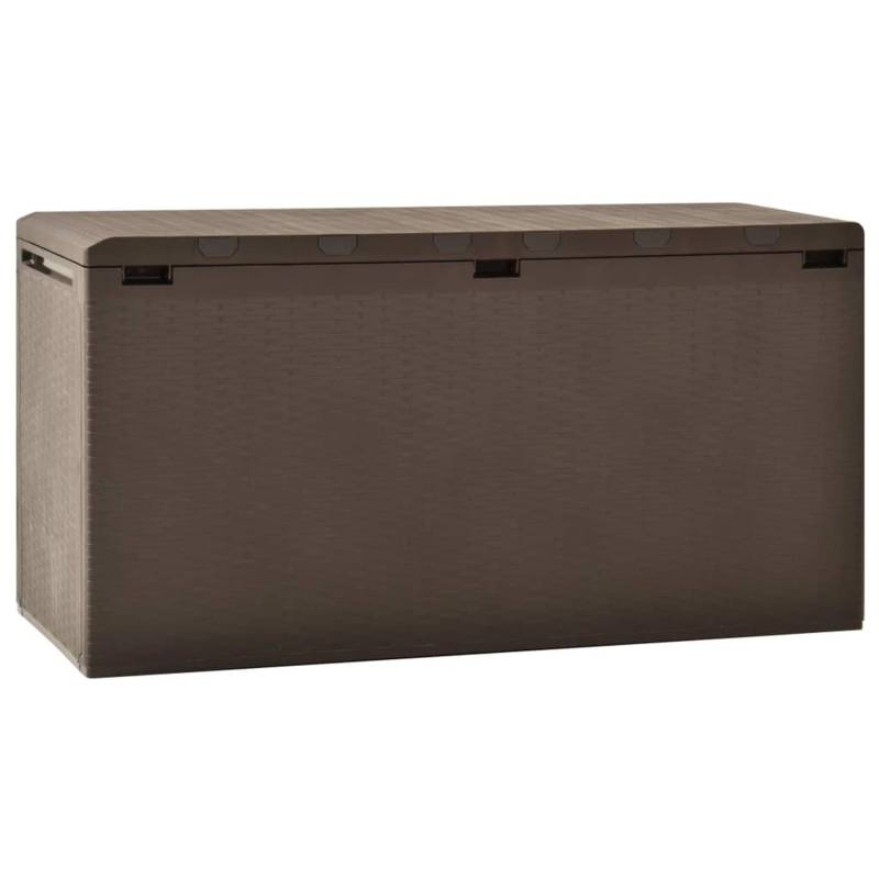 furnicato Gartenbox Braun 114x47x60 cm von furnicato