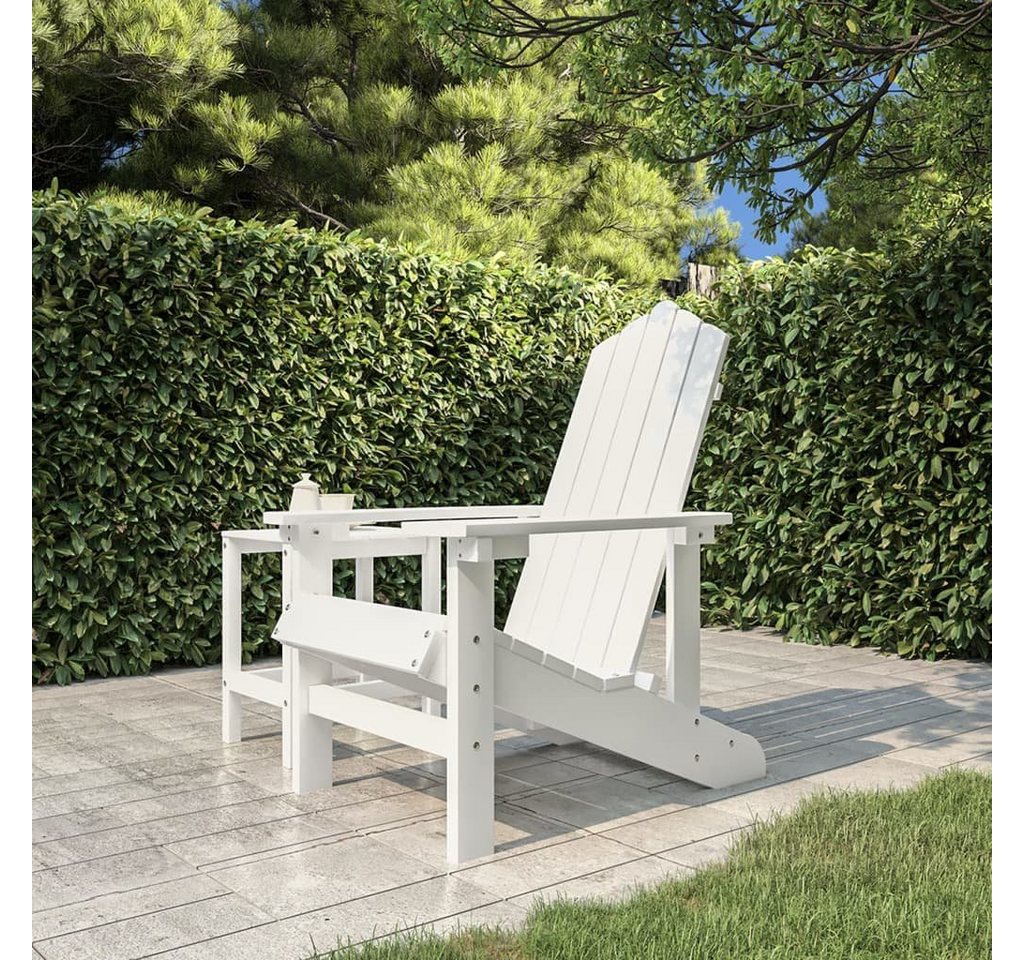 furnicato Gartenstuhl Adirondack-HDPE Weiß von furnicato