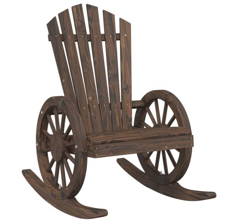 furnicato Gartenstuhl Adirondack-Schaukelstuhl Massivholz Tanne (1 St) von furnicato