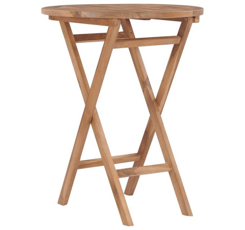 furnicato Gartentisch Klappbar 60 cm Massivholz (1-St) von furnicato