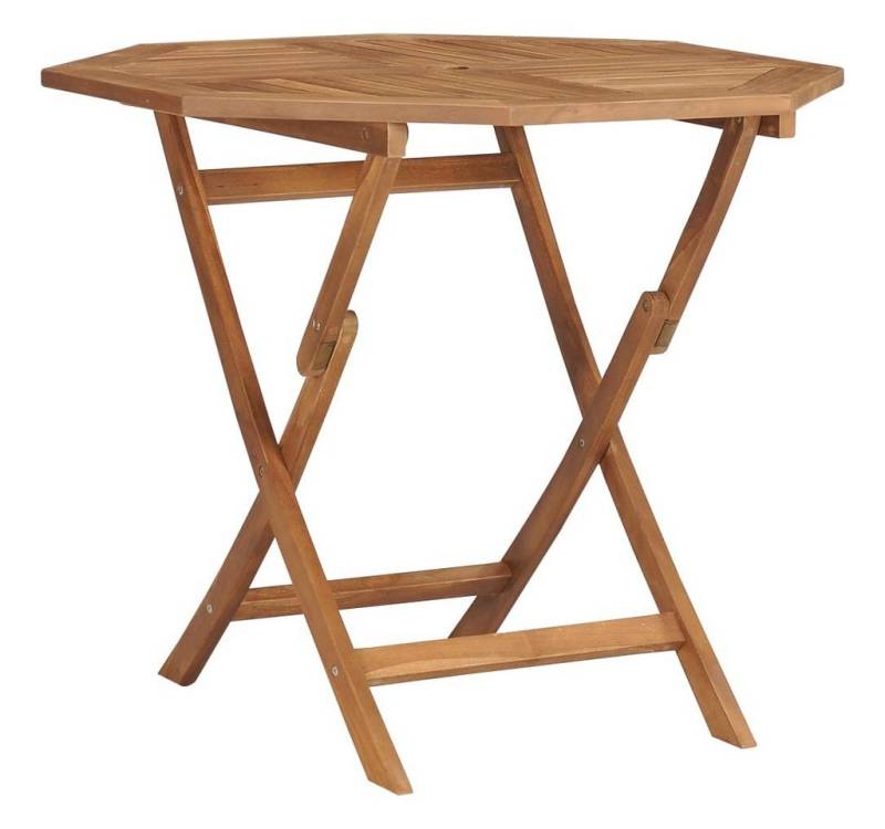 furnicato Gartentisch Klappbarer 85x85x76 cm Massivholz (1-St) von furnicato