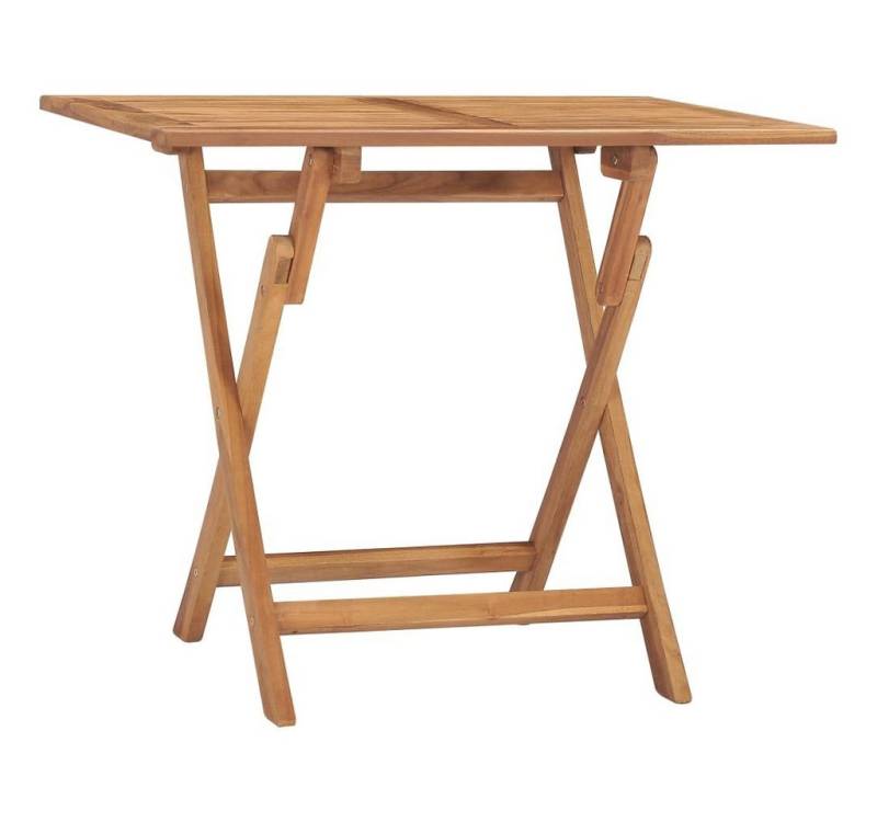 furnicato Gartentisch Klappbarer Garten-Esstisch 90x60x75 cm Massivholz (1-St) von furnicato