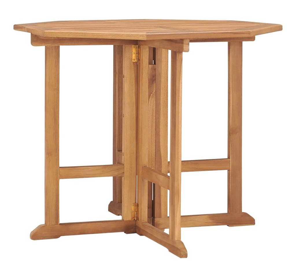 furnicato Gartentisch Klappbarer Garten-Esstisch 90x90x75 cm Massivholz (1-St) von furnicato