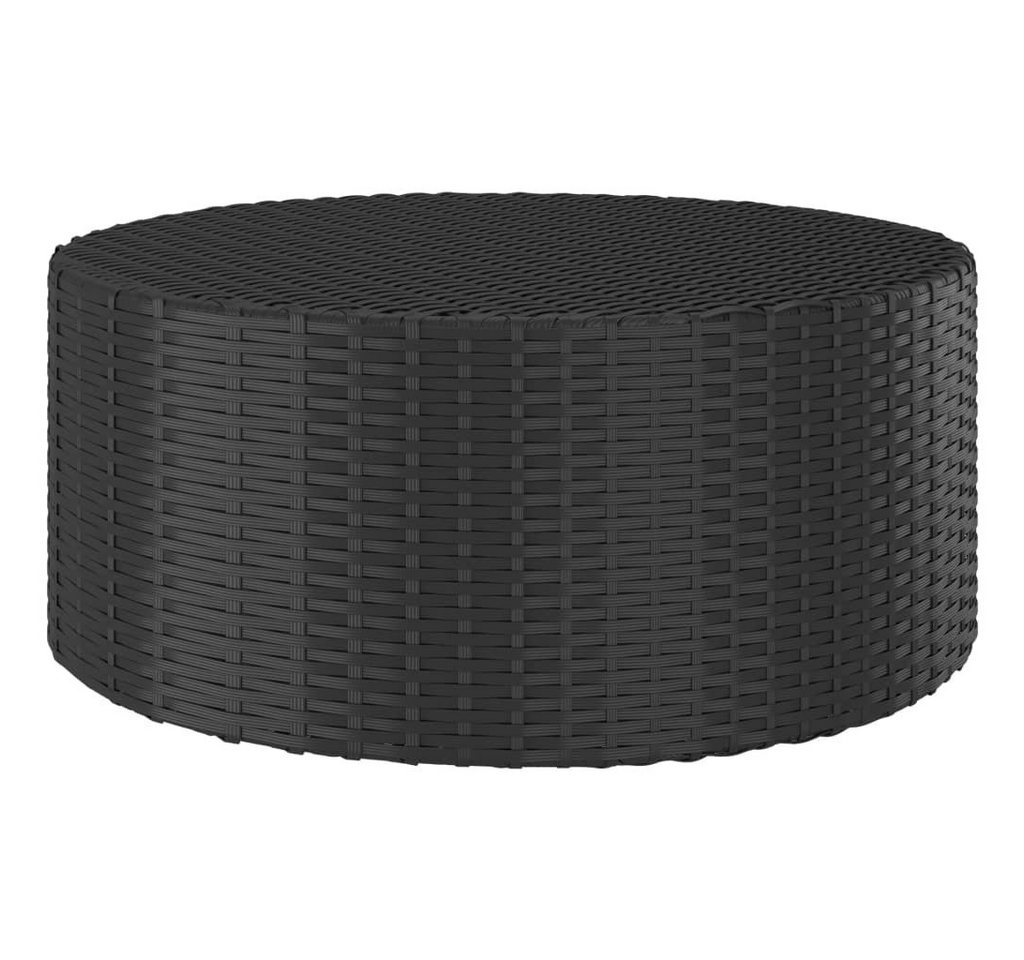 furnicato Gartentisch Teetisch Schwarz 68x68x30 cm Poly Rattan von furnicato