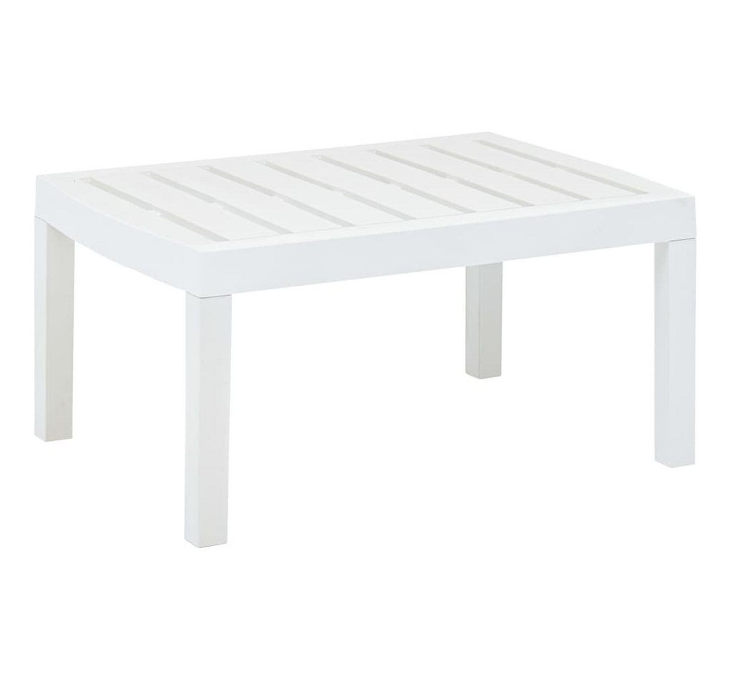 furnicato Gartentisch Weiß 78x55x38 cm Kunststoff (1-St) von furnicato
