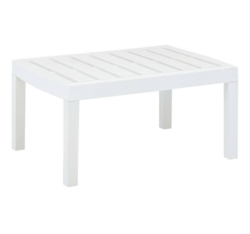 furnicato Gartentisch Weiß 78x55x38 cm Kunststoff (1-St) von furnicato