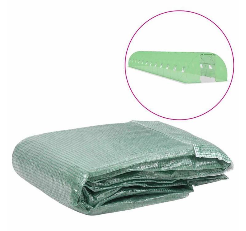 furnicato Gewächshaus Ersatzabdeckung für (54 m) 300x1800x200 cm Grün von furnicato