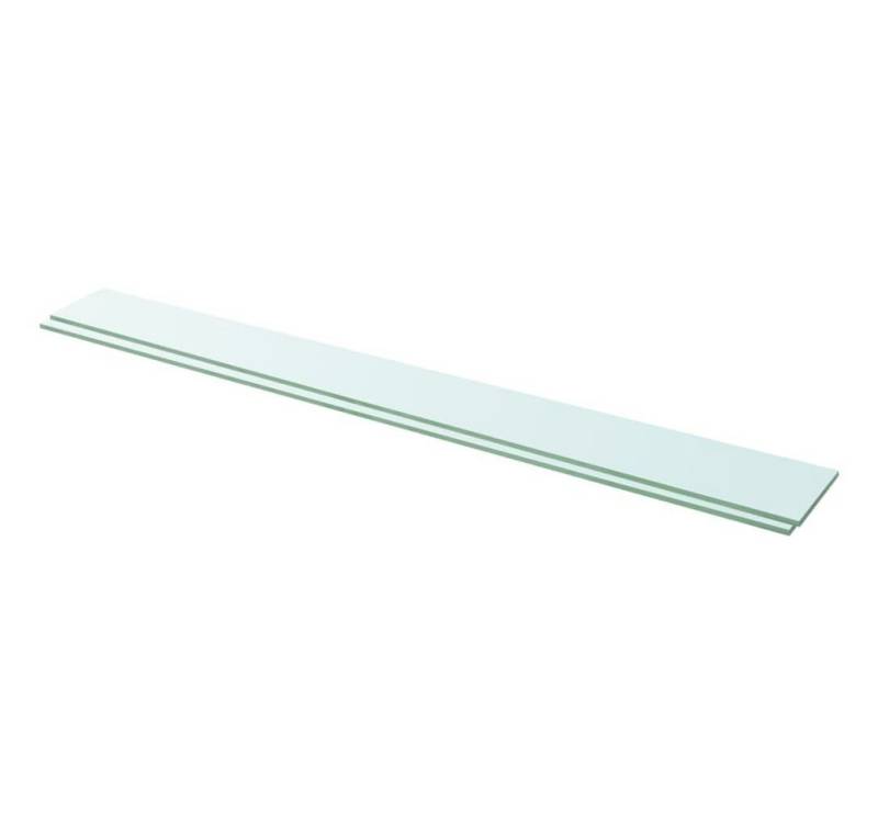 furnicato Glashängeschrank Regalböden 2 Stk. Glas Transparent 110x12 cm (1-St) von furnicato
