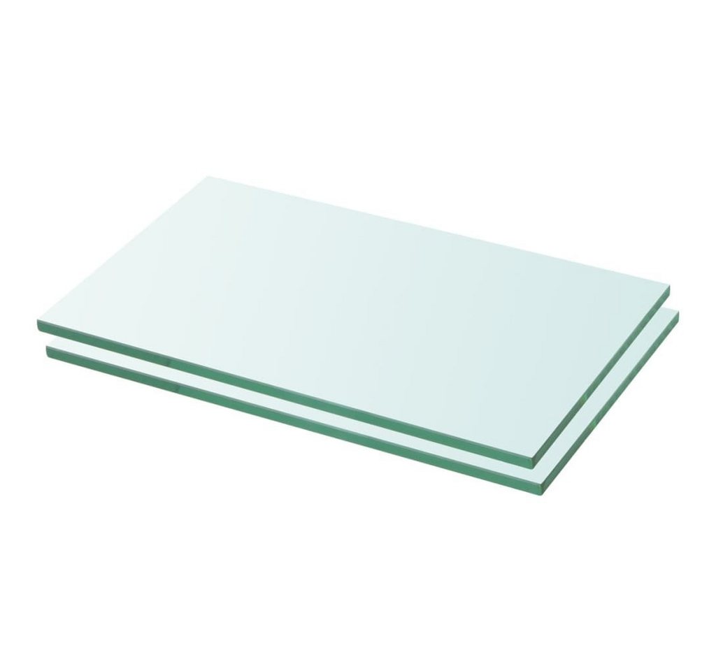 furnicato Glashängeschrank Regalböden 2 Stk. Glas Transparent 30x12 cm (1-St) von furnicato