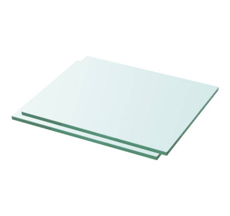 furnicato Glashängeschrank Regalböden 2 Stk. Glas Transparent 30x20 cm (1-St) von furnicato
