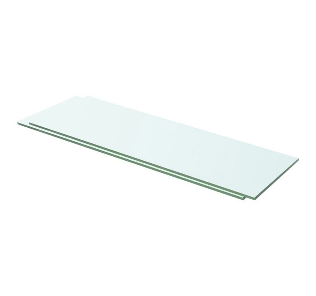 furnicato Glashängeschrank Regalböden 2 Stk. Glas Transparent 60x15 cm (2-St) von furnicato
