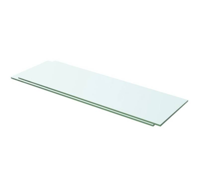 furnicato Glashängeschrank Regalböden 2 Stk. Glas Transparent 60x15 cm (2-St) von furnicato