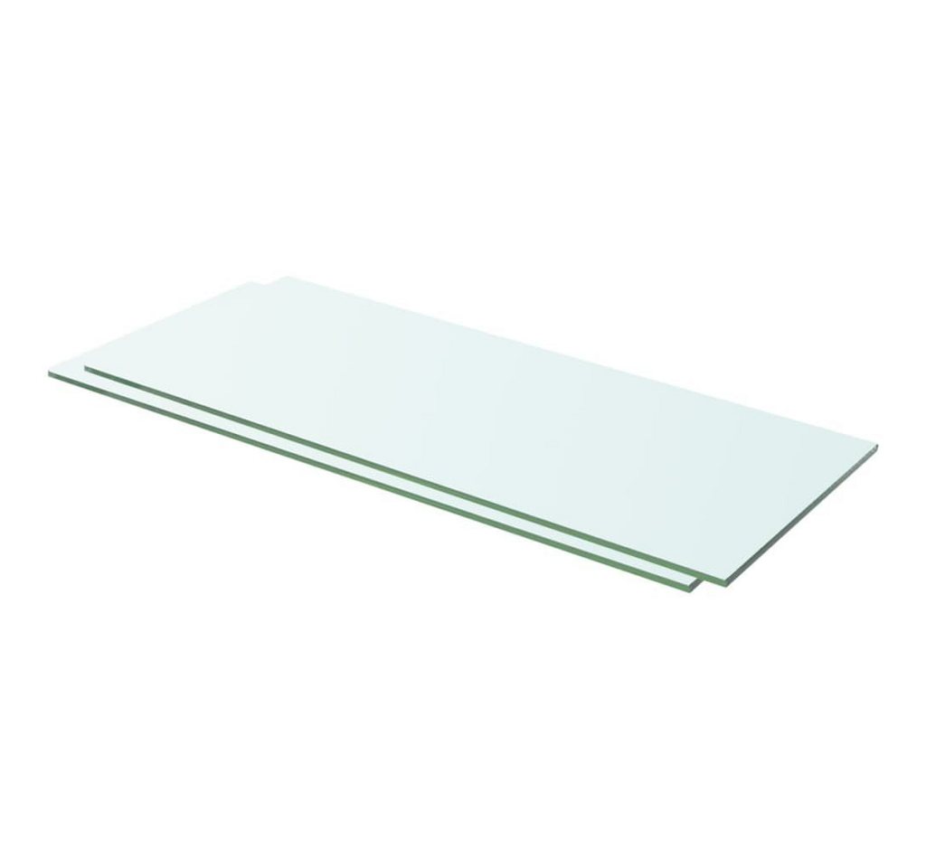 furnicato Glashängeschrank Regalböden 2 Stk. Glas Transparent 60x20 cm (1-St) von furnicato