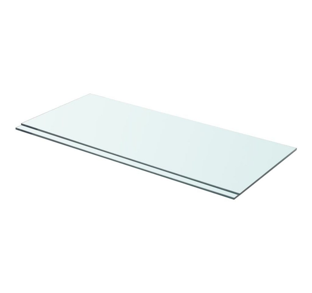 furnicato Glashängeschrank Regalböden 2 Stk. Glas Transparent 70x30 cm (1-St) von furnicato