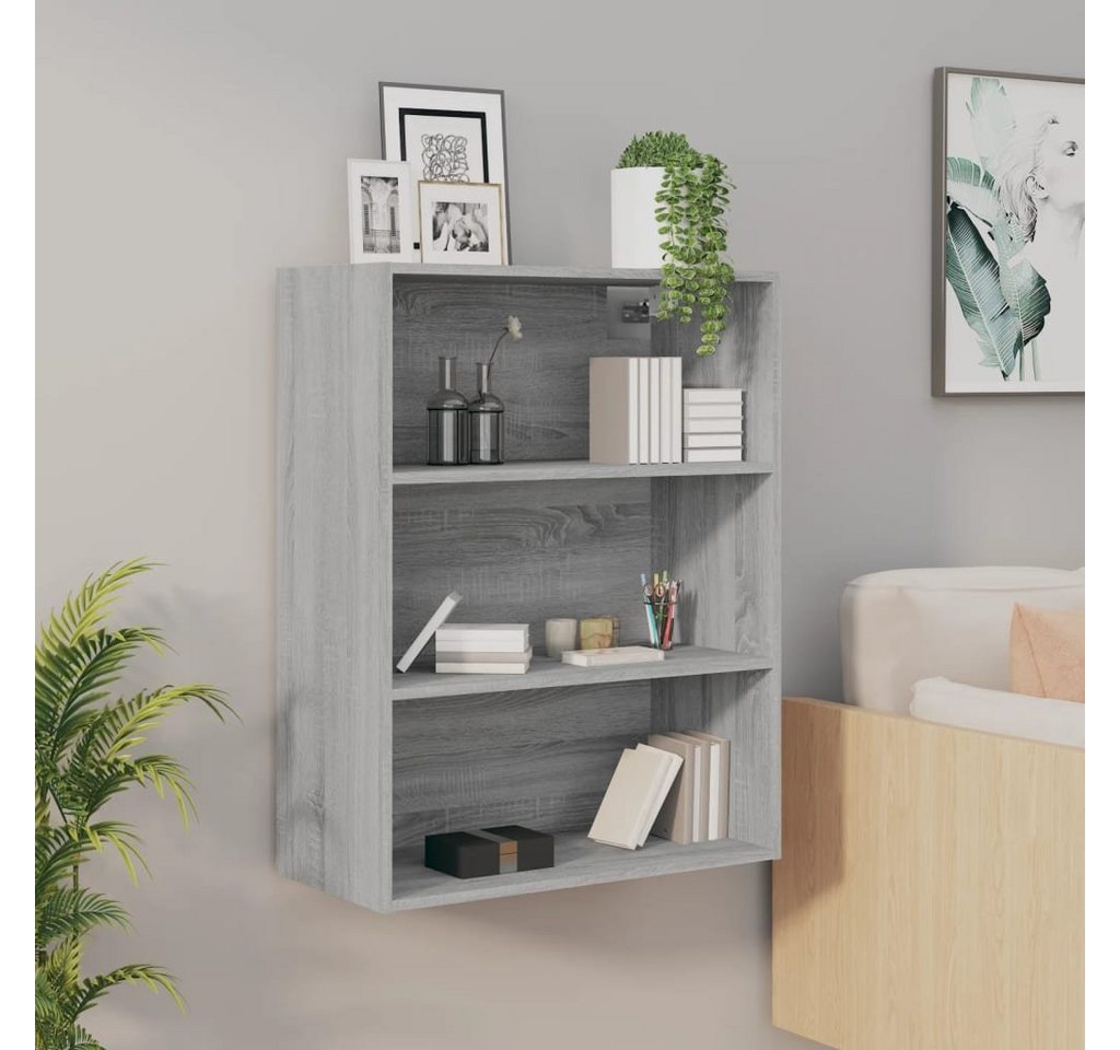 furnicato Hängeschrank Grau Sonoma 69,5x32,5x90 cm von furnicato