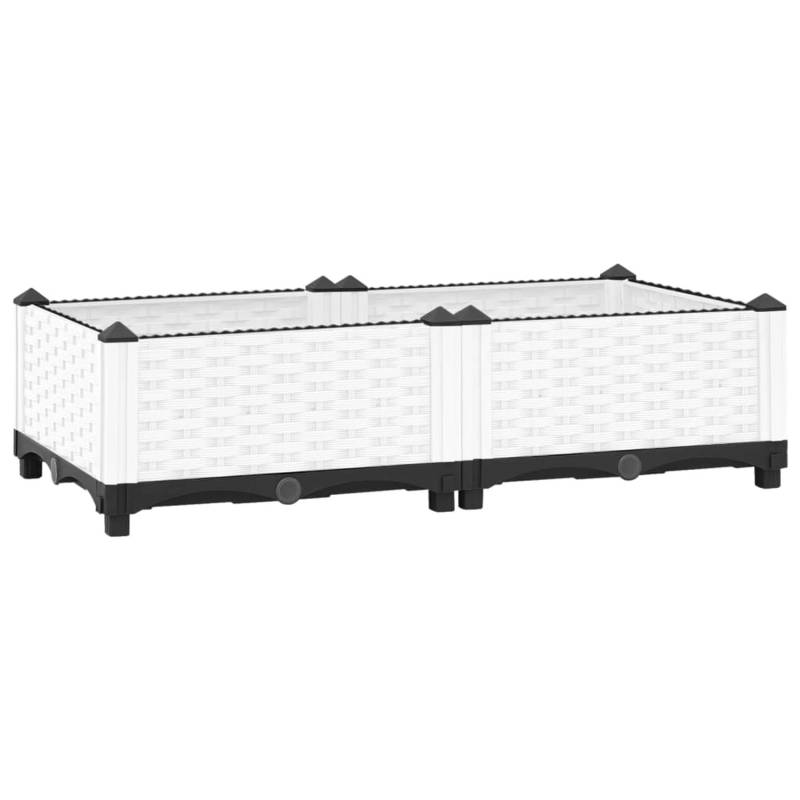 furnicato Hochbeet 80x40x23 cm Polypropylen von furnicato