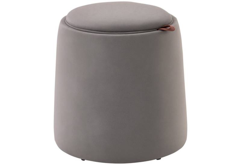 furnicato Hocker 2-in-1 Hocker in Samtoptik inklusive Stauraum und abnehmbaren Deckel (1 St) von furnicato