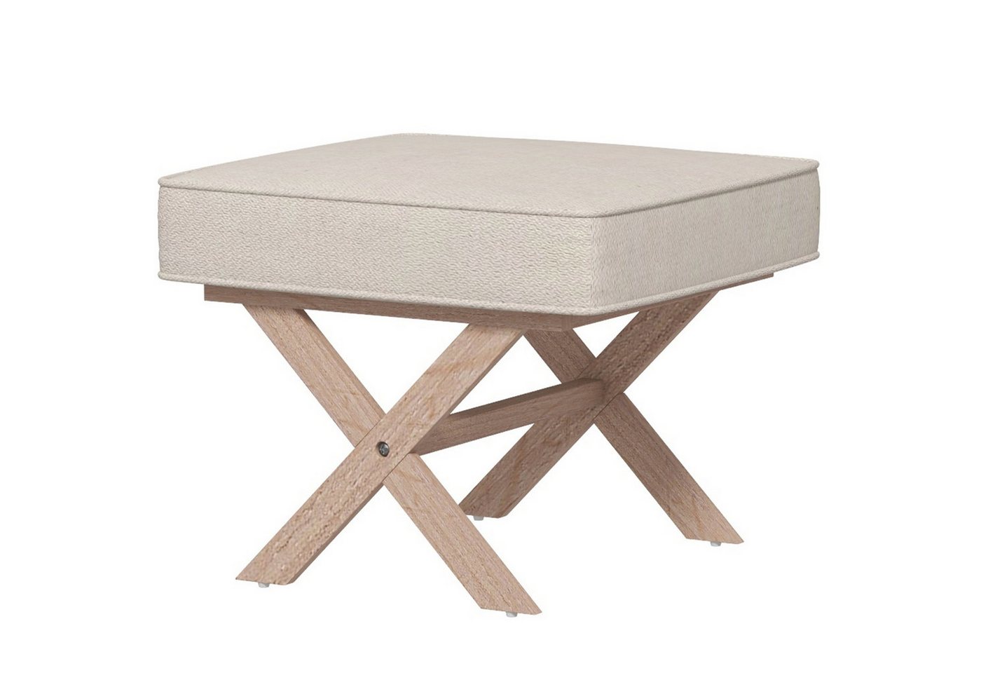 furnicato Hocker Moderner Fußhocker, Gepolsterter Hocker mit weichem Sitz, Kautschukho (1 St) von furnicato