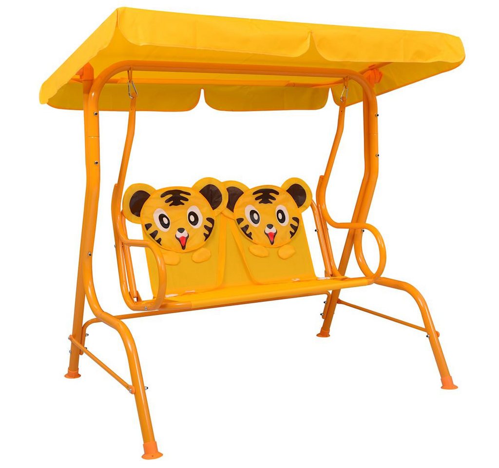furnicato Hollywoodschaukel Kinder-Gelb 115 x 75 x 110 cm Stoff furnicato Hollywoodschaukel Kinder-Gelb 115 x 75 x 110 cm Stoff von furnicato