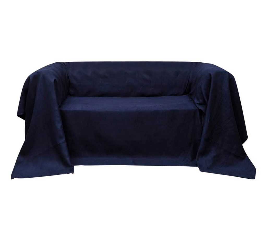 furnicato Hussen-Set Micro-Suede Sofaüberwurf Tagesdecke Marineblau 270 x 350 cm furnicato Hussen-Set Micro-Suede Sofaüberwurf Tagesdecke Marineblau 270 x 350 cm von furnicato