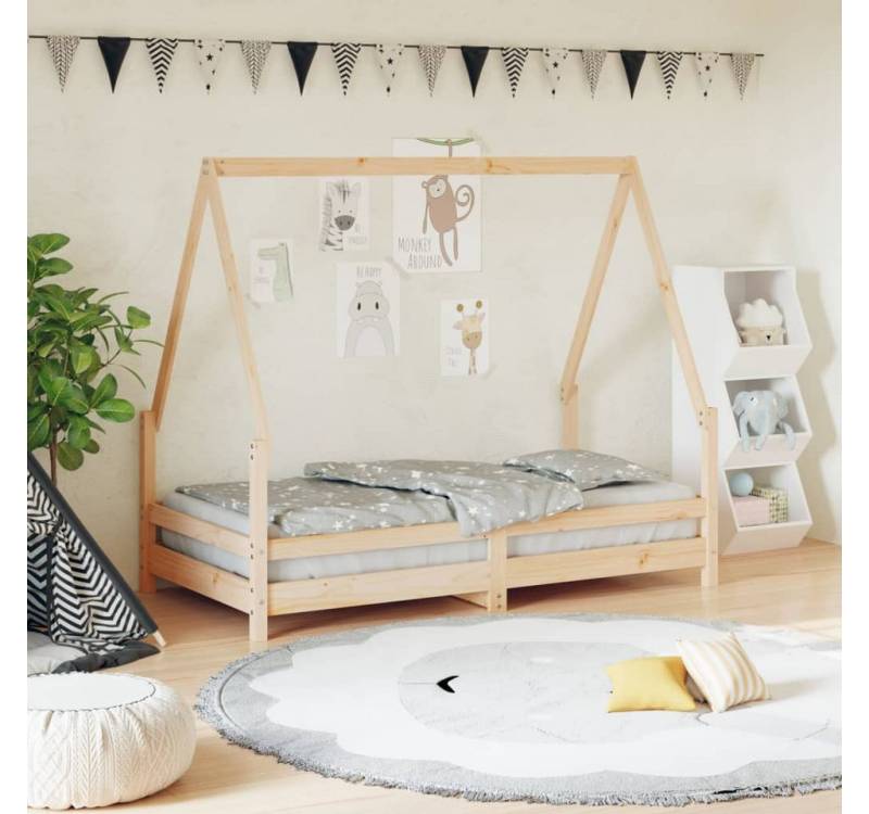 furnicato Kinderbett 80x160 cm Massivholz Kiefer (1-tlg) von furnicato