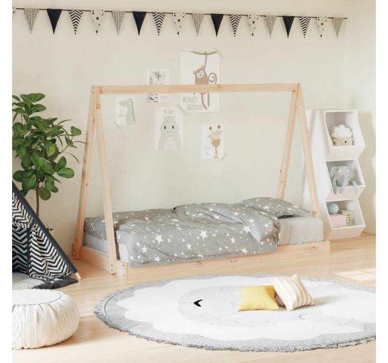 furnicato Kinderbett 80x160 cm Massivholz Kiefer (1-tlg) von furnicato