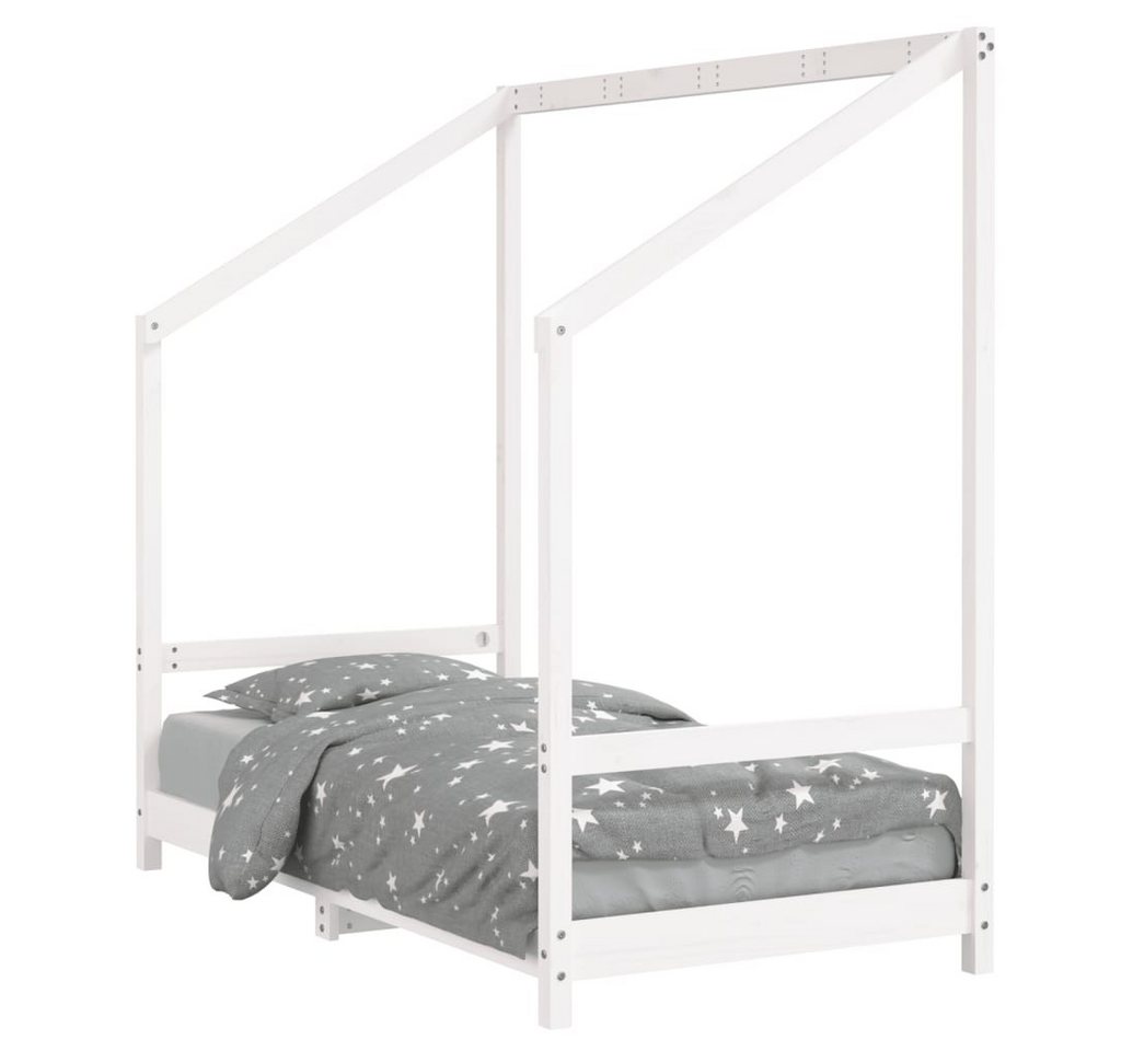 furnicato Kinderbett Weiß 80x160 cm Massivholz Kiefer (1-tlg) von furnicato