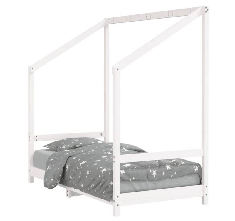 furnicato Kinderbett Weiß 80x160 cm Massivholz Kiefer (1-tlg) von furnicato