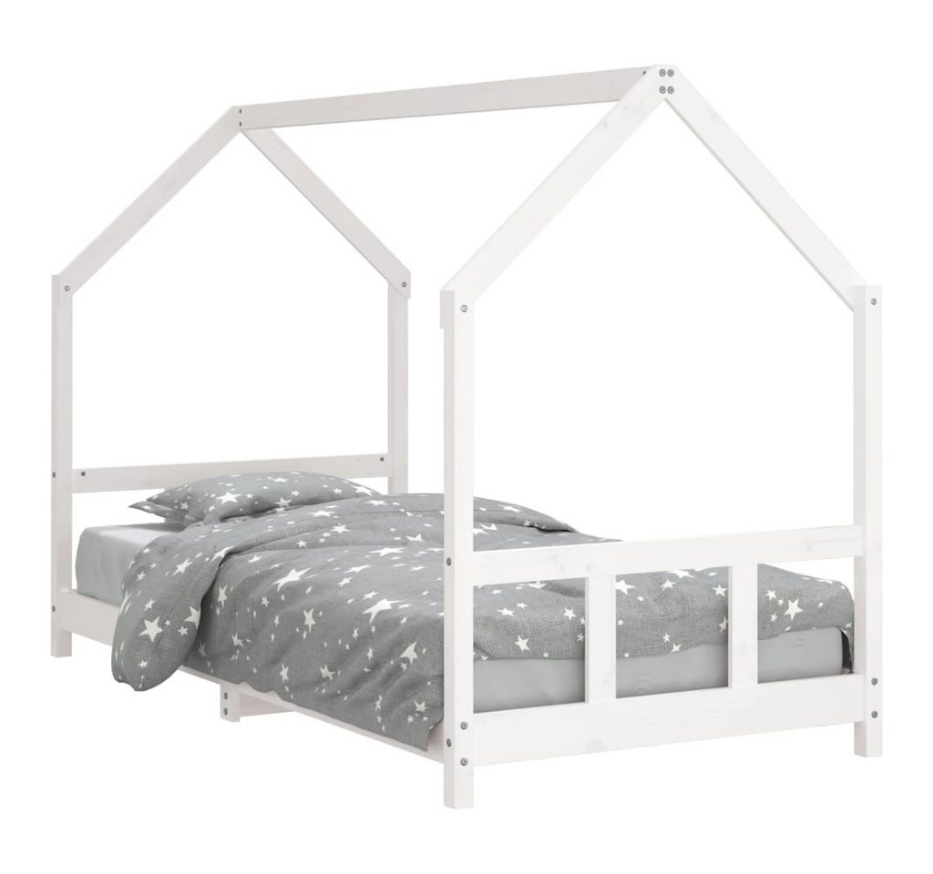 furnicato Kinderbett Weiß 90x190 cm Massivholz Kiefer (1-tlg) von furnicato