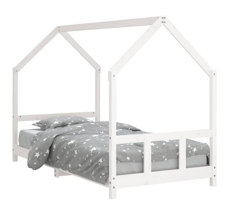 furnicato Kinderbett Weiß 90x190 cm Massivholz Kiefer (1-tlg) von furnicato