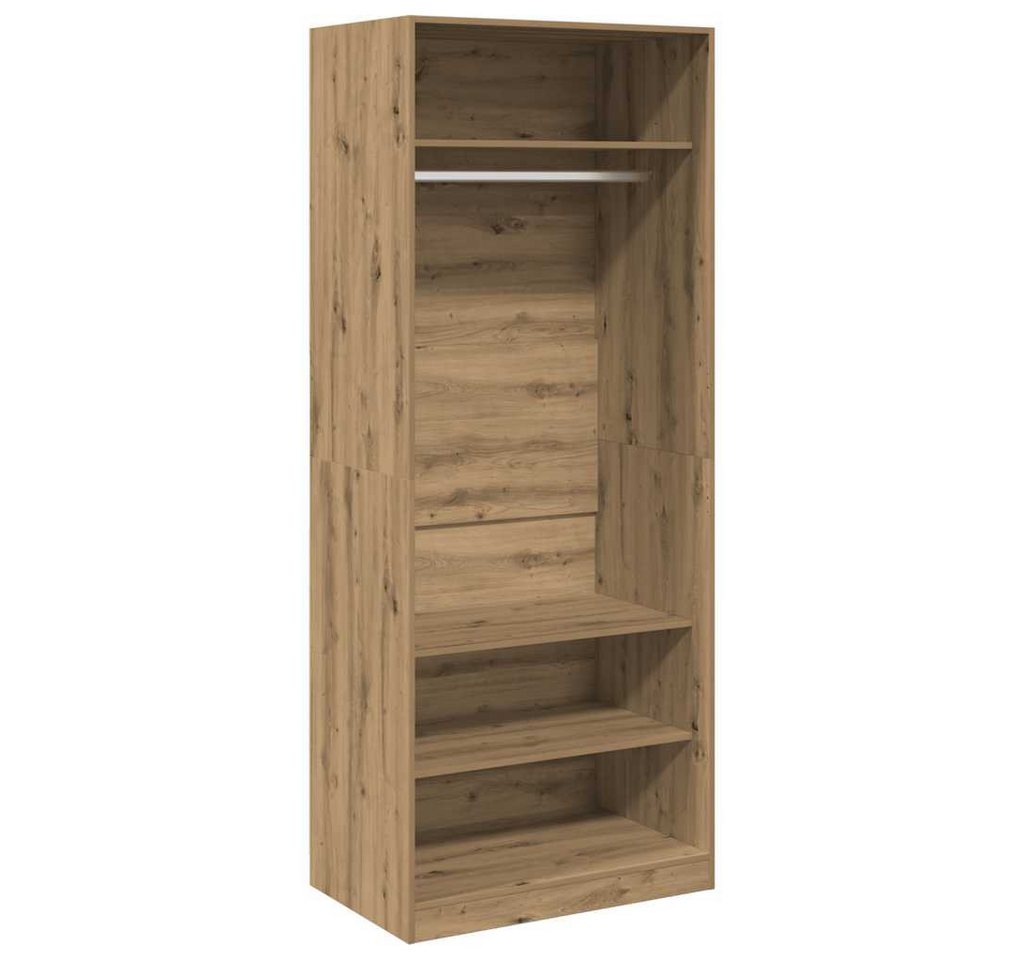 furnicato Kleiderschrank Artisan-Eiche 80x50x200 cm Holzwerkstoff (1-St) von furnicato